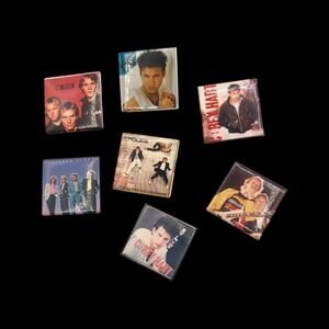 Vintage Rock Music Pinback Corey Hart The Police Platinum Blonde